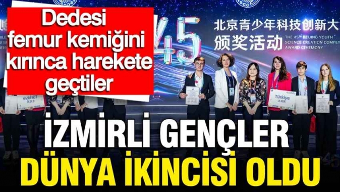İzmirli üç öğrenci yapay zeka ile femur kırığı teşhisinde dünya ikincisi oldu