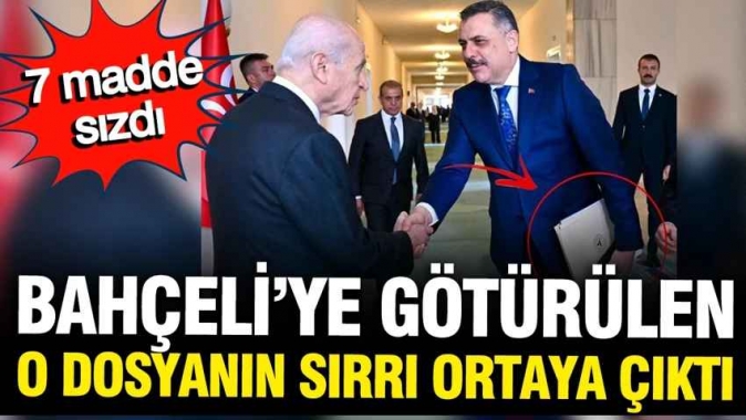 Mustafa Çiftçi'nin dosyasındaki 7 madde sızdı: