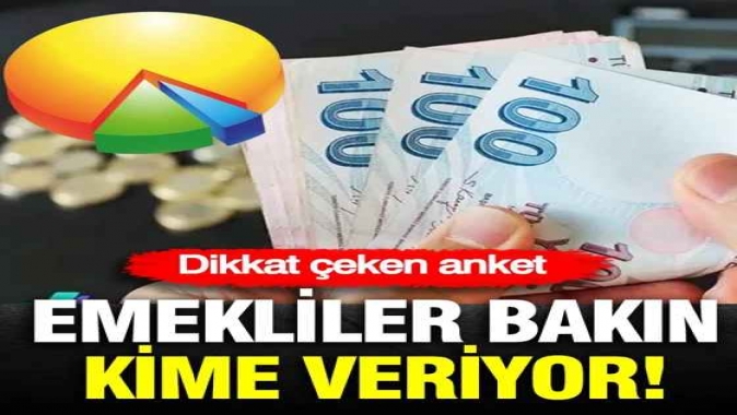 ORC'den 'emekli' anketi: CHP birinci çıktı