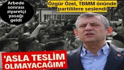 Özel Meclis kapısında vatandaşlara seslendi: Asla teslim olmayacağım