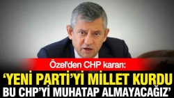 Özgür Özel CHP kararını açıkladı: Muhatap almayacağız