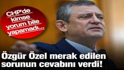 Özgür Özel merak edilen sorunun cevabını verdi! CHP'de kimse yorum bile yapamadı...