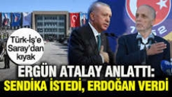 Türk-İş’e Saray’dan kıyak